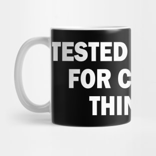 tested positive for critical thinking Mug